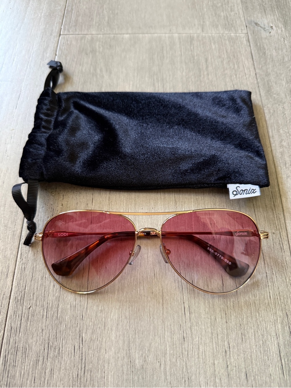 SONIX Red Tint Sunglasses